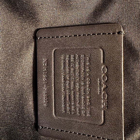 Coach Black Leather Laptop Bag - Picture 4 of 5